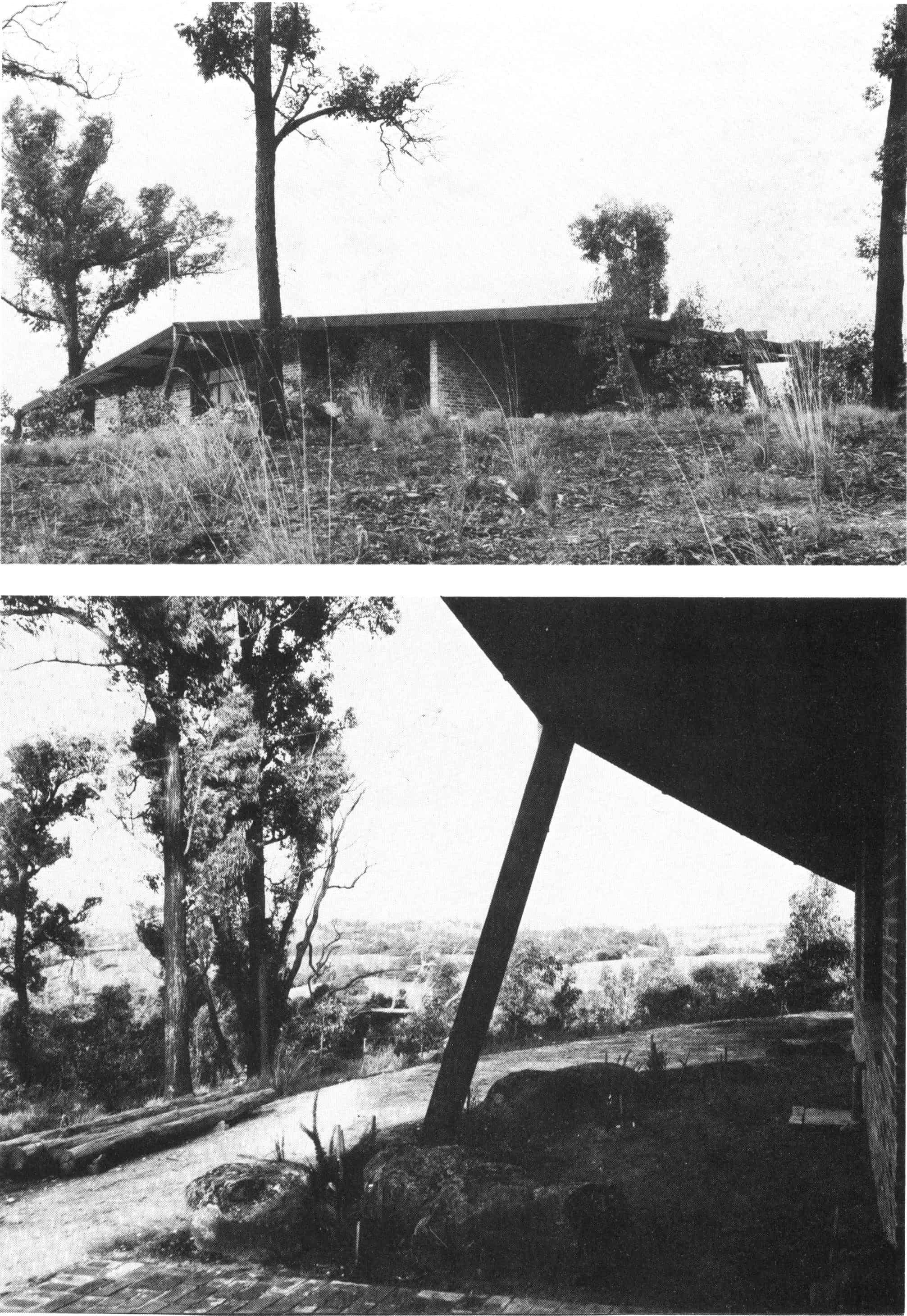 Chable  house shortly after the 1962 bushfires