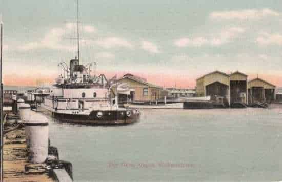 HMAS Cerebus at the Williamstown Naval Depot