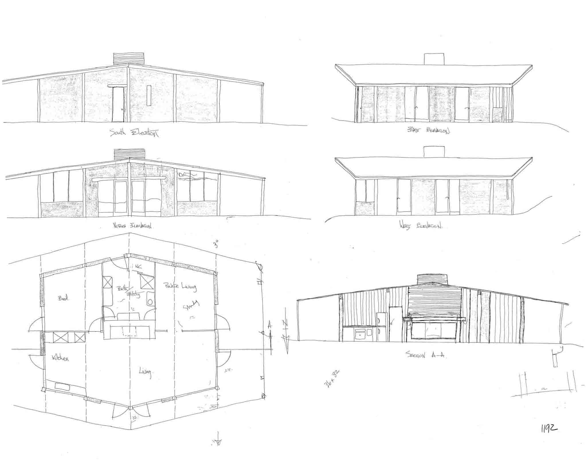 Longfield, 2: freehand sketch plan