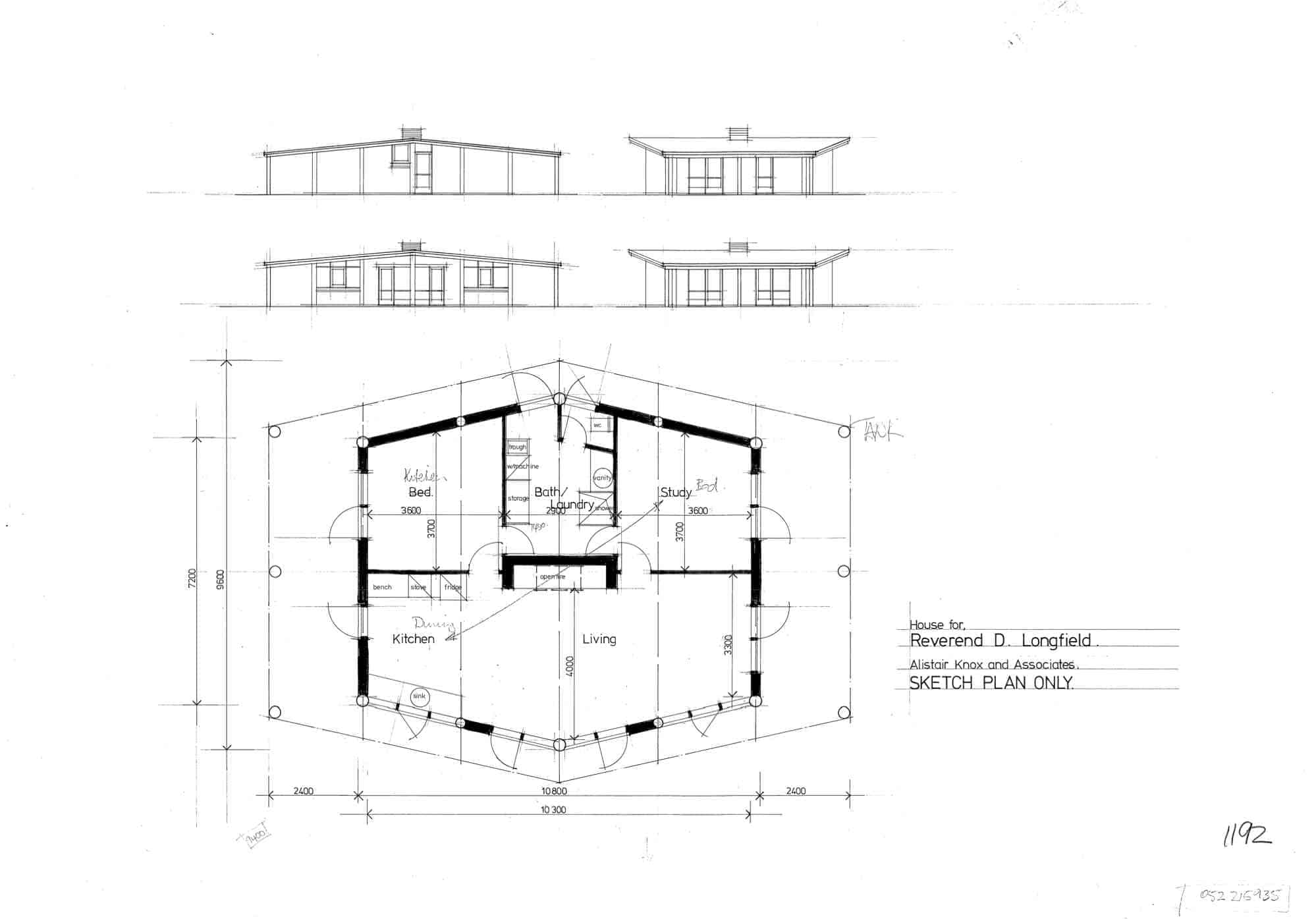 Longfield, 3: sketch plan