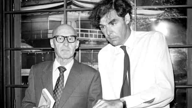 Kenneth Gee (left) and Professor David Armstrong, pictured at a press conference for The Friends Of Vietnam at the Rex ..