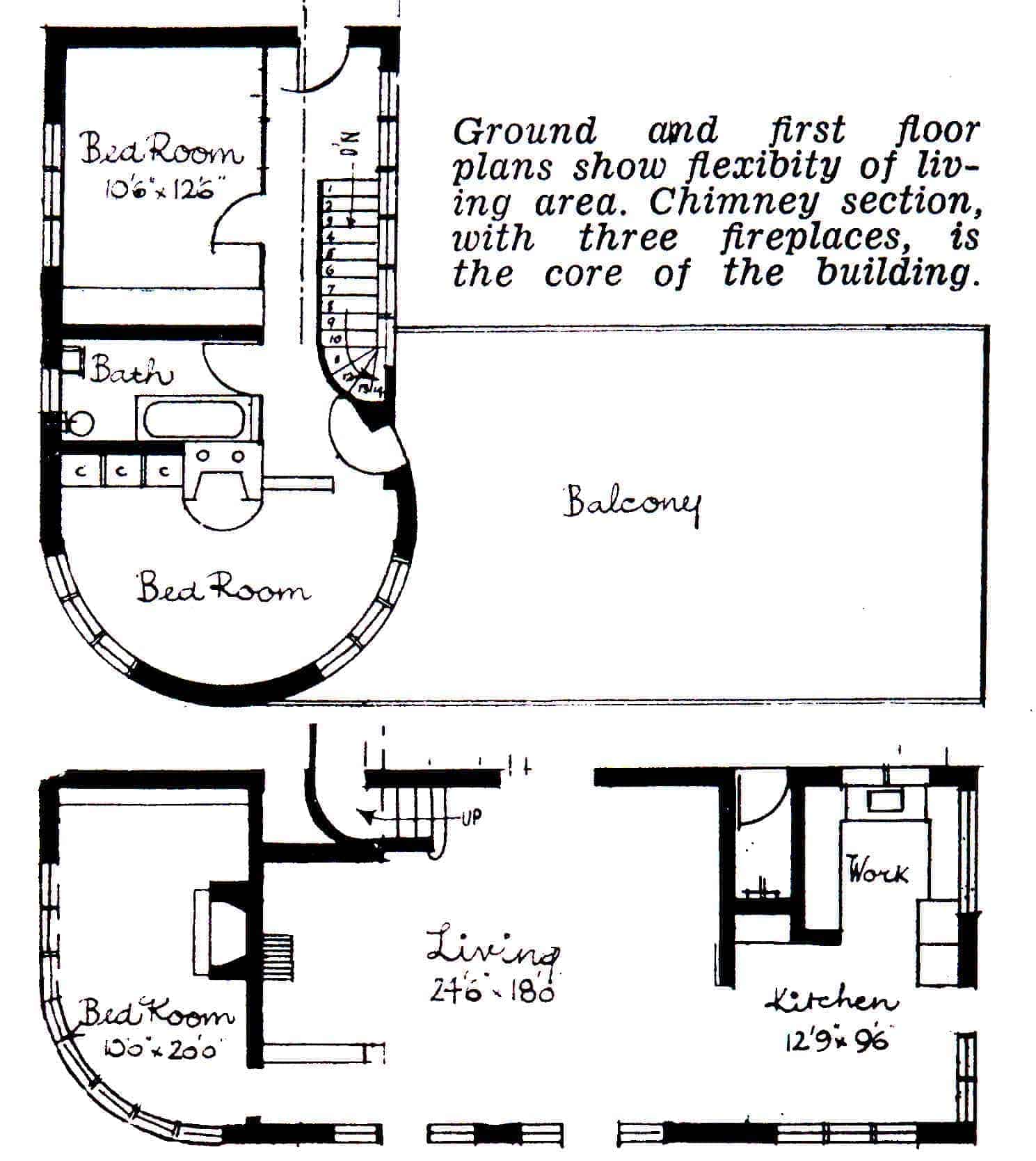 Plan of the McLennan house