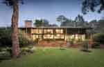 Diskin house House, 8 Stringybark Rd, Eltham. Vic 3095. Mud brick house designed by Alistair Knox, job number 455 plan dated January 1967