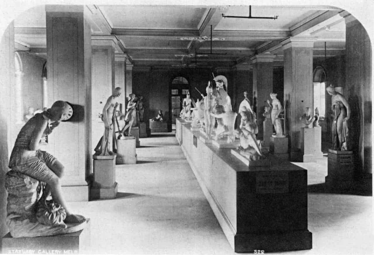 Plaster casts at the Nationa;lGallery of Victoria