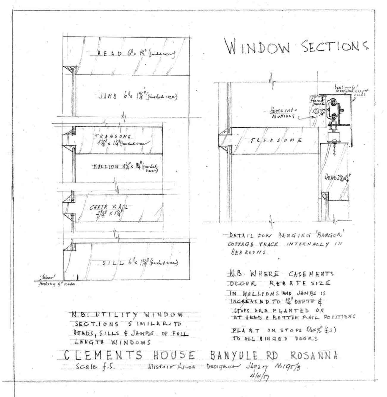 Clements, 1: window sections