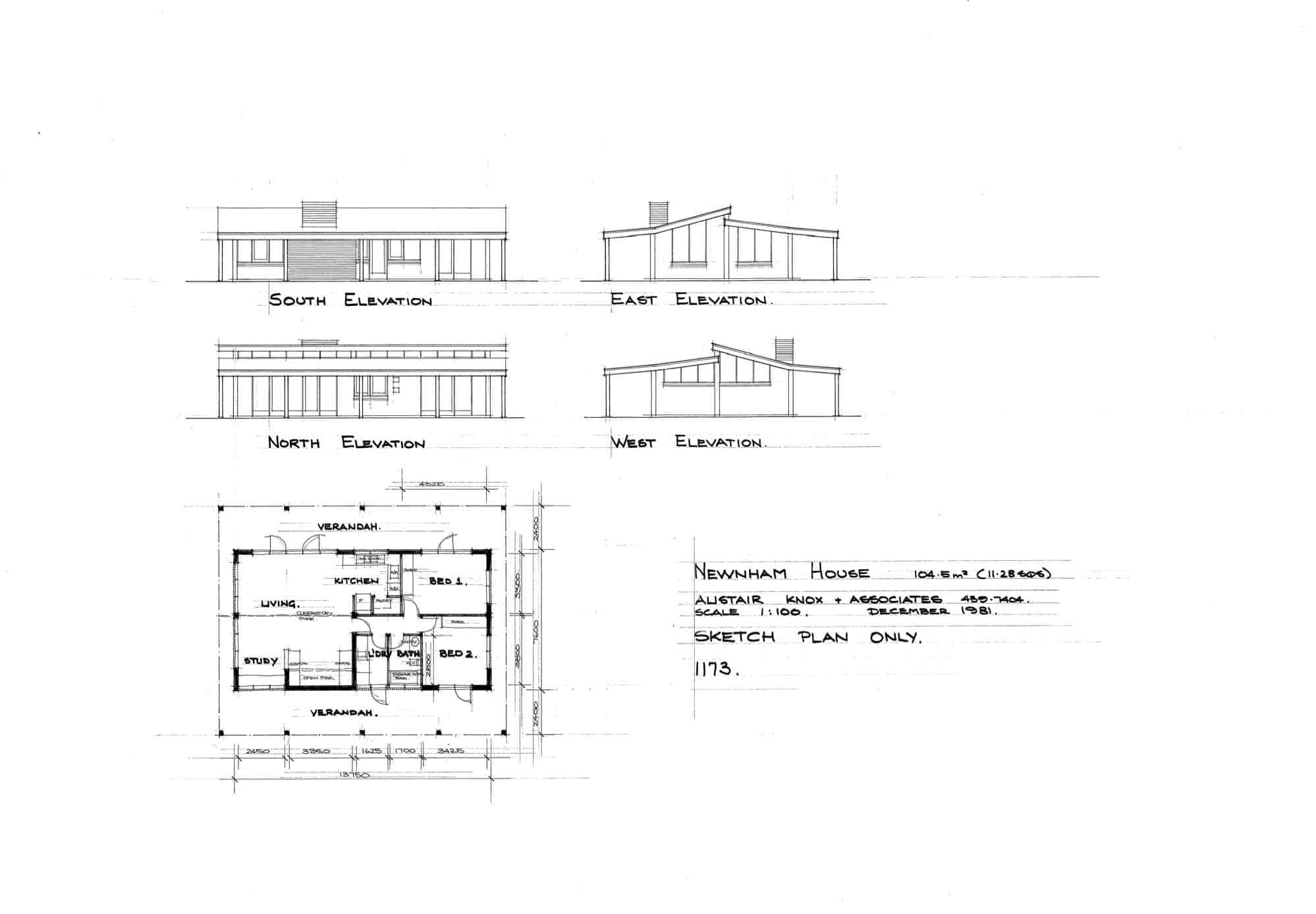 Newnham, 1: sketch plan
